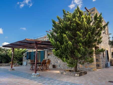 pergola and tree